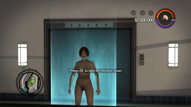 Hotel Penthouse - elevator down