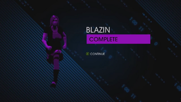 Blazin completion screen in Saints Row IV gameplay preview