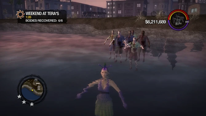 Weekend at Tera's - bodies treading water before failure