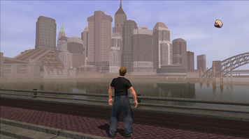 Downtown Stilwater view from Red Light in Saints Row