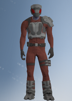 Zin - alien soldier d - character model in Saints Row IV