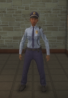 Cop - beat black female - character model in Saints Row 2