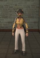 Ronin - female soldier - white biker - character model in Saints Row 2