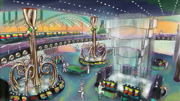 Poseidon's Palace Concept Art - Saints Row 2 coloured interior