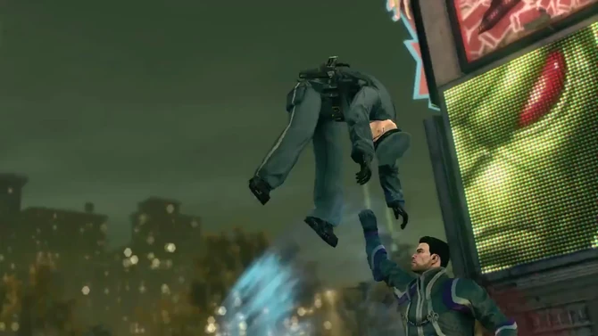 Screenshot from the Saints Row IV Announce Teaser video