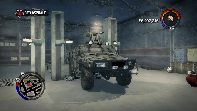 The General's Bulldog in Saints Row 2 during Red Asphalt