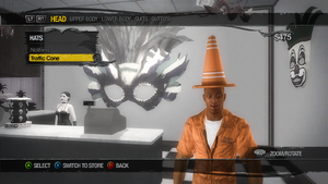 Wardrobe - Head - Hats - Traffic Cone Hat unlockable.png
