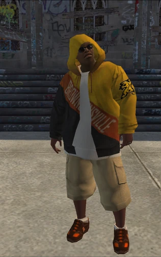Vice Kings male Killa1-04 - black - character model in Saints Row