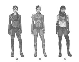 Asha Odekar Concept Art - three versions