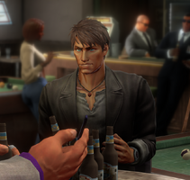 Josh Birk in the Broken Shillelagh in Saints Row IV