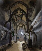 Saints Row Church - Interior Concept Art