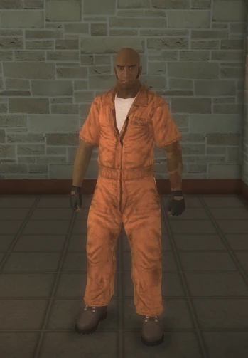 prisonfight - black Prisonfight male B - character model in Saints Row 2