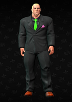 Killbane - black suit with no mask - character model in Saints Row The Third