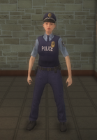 Cop - beat asian female - character model in Saints Row 2