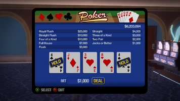 Poseidon's Palace - Poker Diversion with 1000 bet