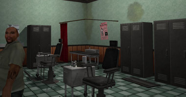 Rusty's Needle - Bavogian Plaza - behind counter in Saints Row