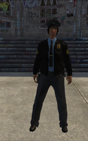 Police female Officer - blackJacket - character model in Saints Row