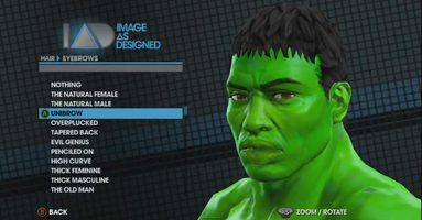 Saints Row The Third Player Customization promo - Hulk face