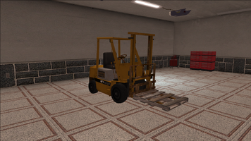 Saints Row variants - Forklift - industrial with pallet - front right