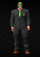 Killbane - black suit with mask - character model in Saints Row The Third