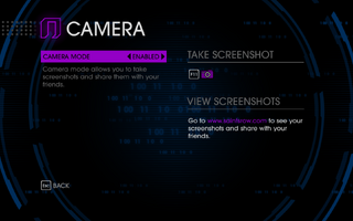 Saints Row IV - Camera mode enabled