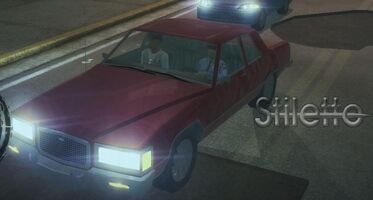 Stiletto - front left with lights and logo in Saints Row 2