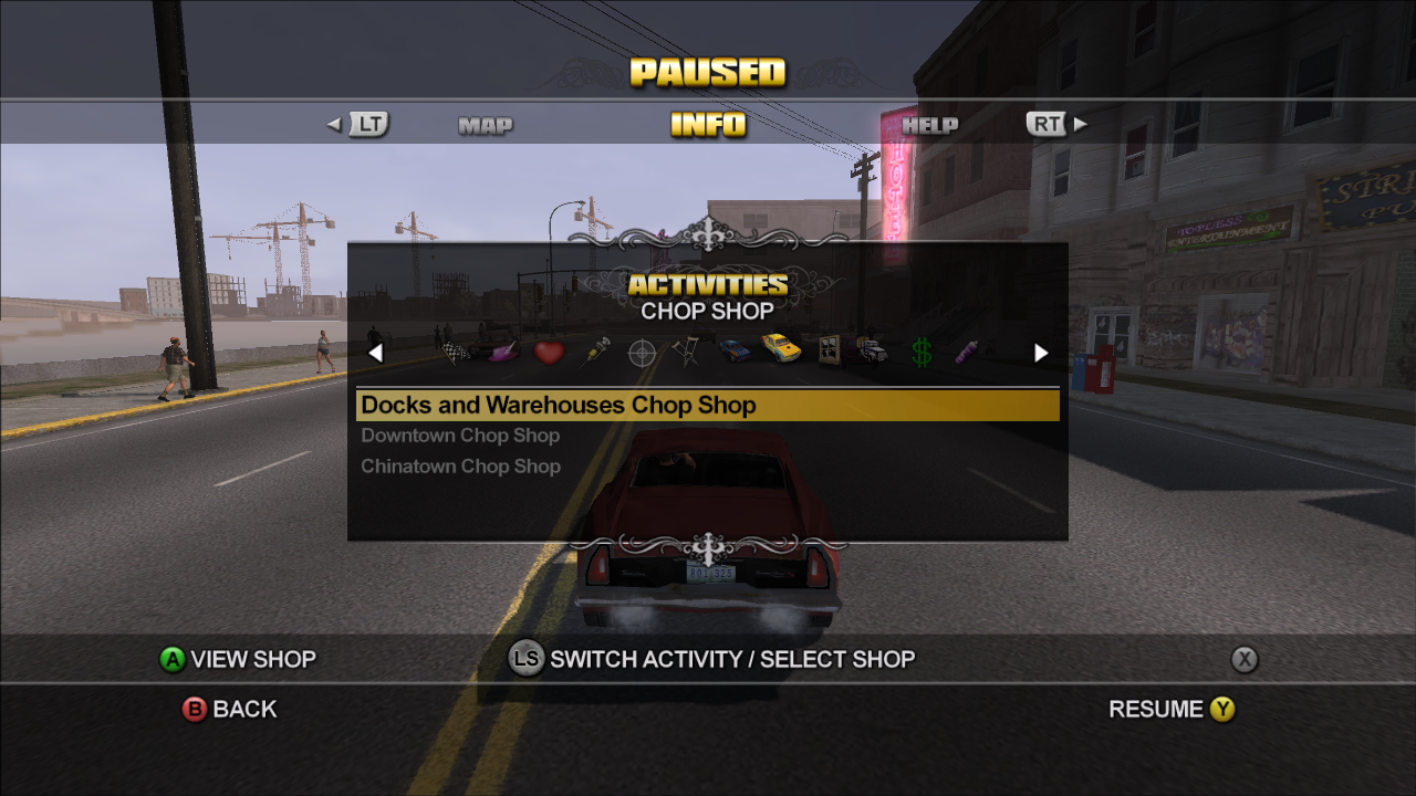 Menu, Saints Row Wiki