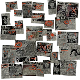 Newspapers from Kinzie's Warehouse