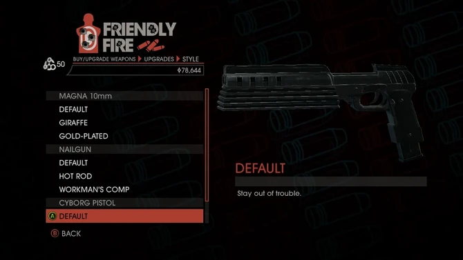 Cyborg Pistol - Default in Friendly Fire