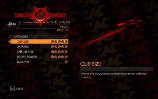 Gat out of Hell - Sniper Rifle - Upgrades