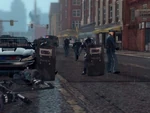 SWAT Specialists armed with Riot Shields in Saints Row: The Third.