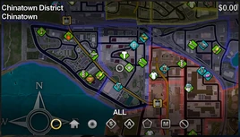 Chinatown map in Saints Row
