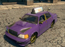 Saints Row The Third - Unused Taxi Variant