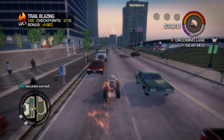 Trail Blazing checkpoint seconds earned in Saints Row 2