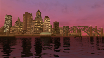 Saints Row loading screen - downtown