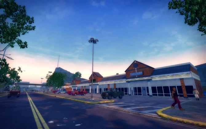 Sommerset in Saints Row 2 - strip mall