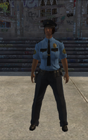 Police female Officer - blackshortSleeveTie - character model in Saints Row