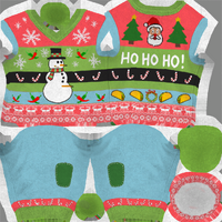 Ugly Xmas sweater texture