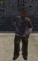 Bum - black - character model in Saints Row