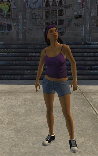 Saints female Thug-04 - hispanic - character model in Saints Row
