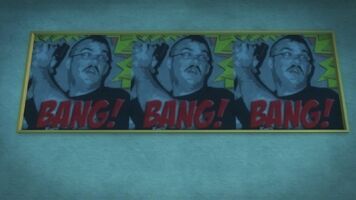 Developer offices - Bang Bang Bang sign