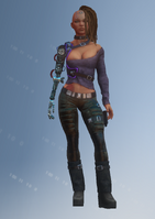 Shaundi - future - character model in Saints Row IV