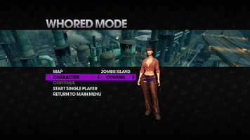 Whored Mode single player - Zombie Island - Cowgirl