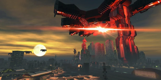 Virtual simulation of Steelport in Saints Row IV created by Zinyak