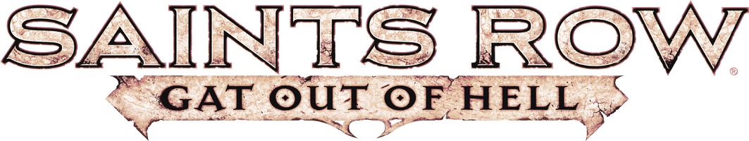 Saints Row Gat out of Hell large logo