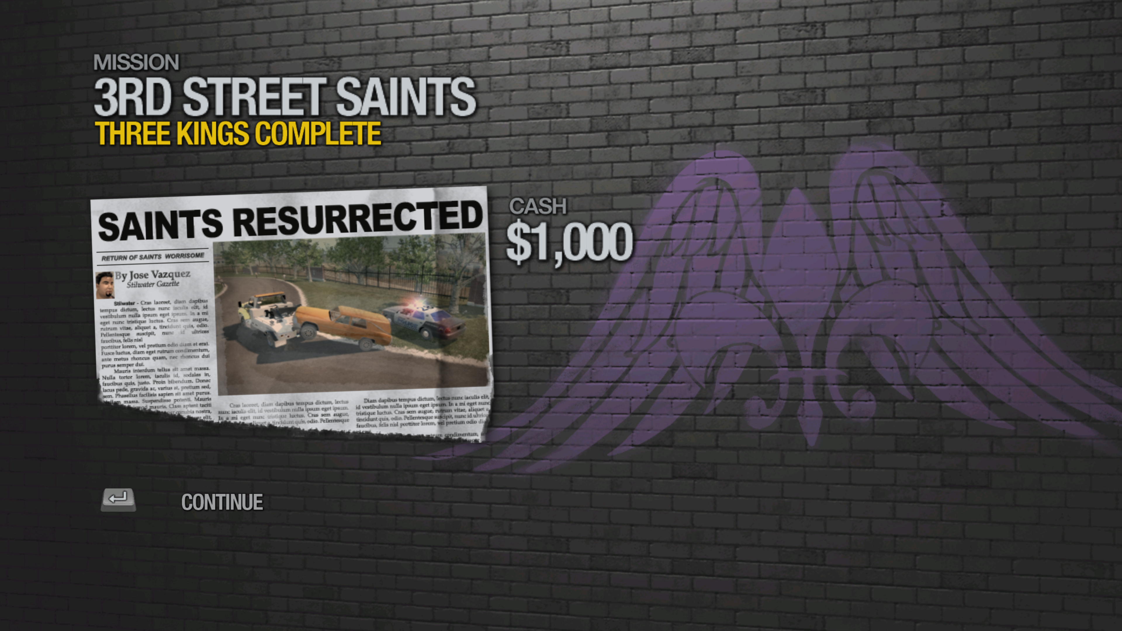 Respect, Saints Row Wiki