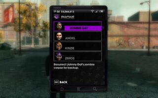 Zombie Gat phone list