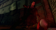 Phillipe geting his face punched in by Gat in Saints Row IV