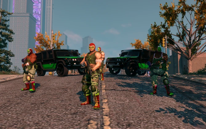 Small Luchadores roadblock (level 2)[4]