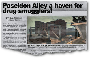 Newspaper sh bh docks Poseidon Alley Docks